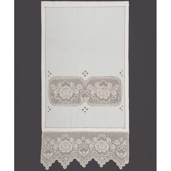 κουρτίνα 674 (40cm x 80cm) ecru με τούνελ