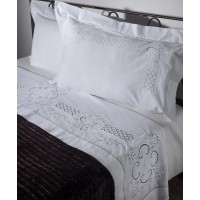 ΧΕΙΡΟΠΟΙΗΤΟ ΣΕΝΤΟΝΙ 710 ΤΡΙΩΝ ΤΕΜΑΧΙΩΝ (225CM X 270CM) ΛΕΥΚΟ