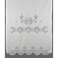 κουρτίνα 793 (140cm x 260cm) λευκό με τούνελ