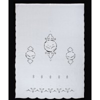 κουρτίνα 907179 (210cm x 300cm) λευκή με τούνελ