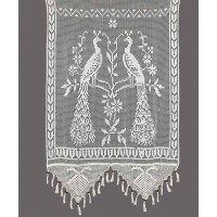 κουρτίνα 99/6 (130cm x 240cm) λευκό με τιράντα