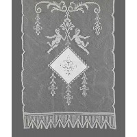 κουρτίνα BG11 TOSCAN (200cm x 270cm) λευκο με τούνελ