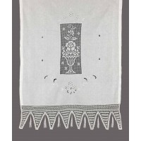 κουρτίνα GXFBG (120cm x 160cm) λευκό με τούνελ