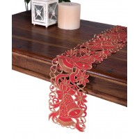 χριστουγεννιάτικη τραβέρσα  (20cm x 150cm) rxh500056 κόκκινο