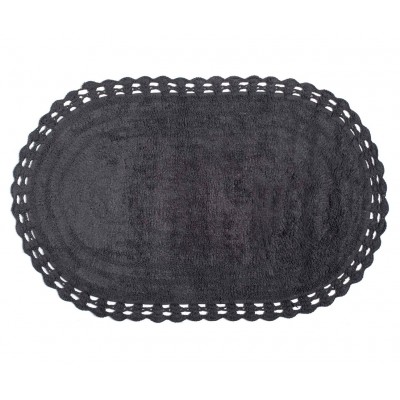 ΠΑΤΑΚΙ OVAL (70CM X 140CM) ΣΚΟΥΡΟ ΓΚΡΙ