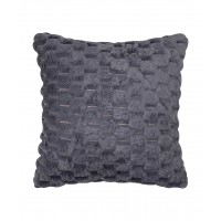 Γούνινη διακοσμητική μαξιλαροθήκη mink (65cm x 65cm) γκρί