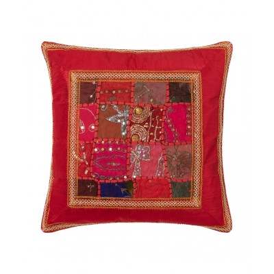 Μαξιλαροθήκη antic με φάσα (65cm x 65cm) κόκκινο