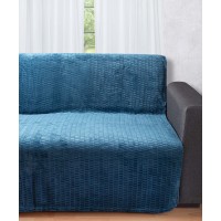 Διακοσμητικό fleece ριχτάρι 35 (150cm x 200cm) Μπλέ