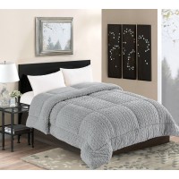 Κουβερτοπάπλωμα braid (220cm x 240cm) γκρί