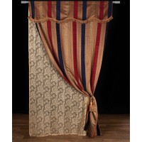 Κουρτίνα efterpi (150cm x 280cm) με τούνελ μπλέ