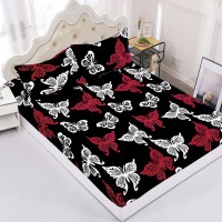 Fleece σεντόνι με λάστιχο και μαξιλαροθήκες (180cm x 200cm + 25cm) σχέδιο 9