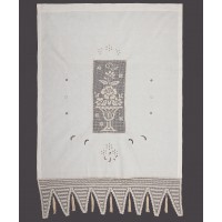 κουρτίνα GXFBG (160cm x 160cm) ecru με τούνελ