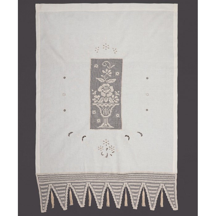 κουρτίνα GXFBG (160cm x 160cm) ecru με τούνελ