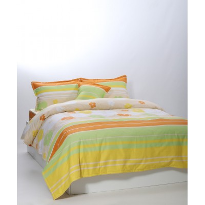 παπλωματοθήκη 215cm x 240cm κατωσέντονο με λάστιχο 160cm x 210cm+19cm 2x50cm x 70cm 40cm x 40cm joy-1