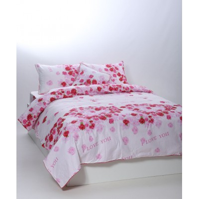 παπλωματοθήκη 215cm x 240cm κατωσέντονο με λάστιχο 160cm x 210cm+19cm 2x50cm x 70cm 40cm x 40cm joy-19a