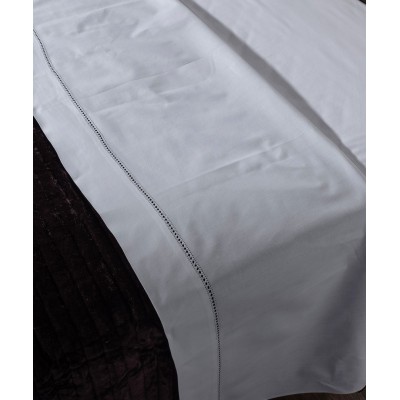 ΧΕΙΡΟΠΟΙΗΤΟ ΣΕΝΤΟΝΙ ΜΕ ΑΖΟΥΡ ΝΧ46  (180CM X 250CM) ΛΕΥΚΟ