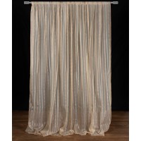 Κουρτίνα nx6104 (280cm x 300cm) με τρέσα ivory