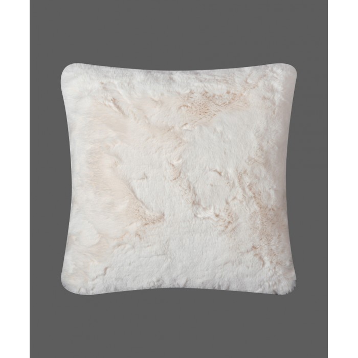 ΜΑΞΙΛΑΡΟΘΗΚΗ RABBIT FUR ΜΕ ΓΕΜΙΣΗ (45cm x 45cm) IVORY