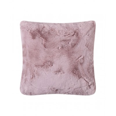 ΜΑΞΙΛΑΡΟΘΗΚΗ RABBIT FUR ΜΕ ΓΕΜΙΣΗ (45cm x 45cm) PINK/GREY