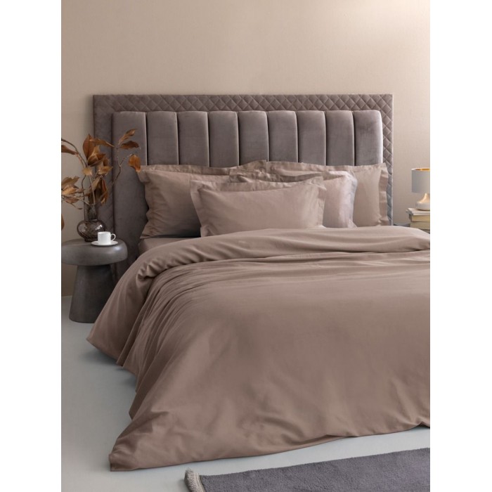 Σετ Σεντόνια Υπέρδιπλα 240x270 Posh Sateen 300TC - Taupe