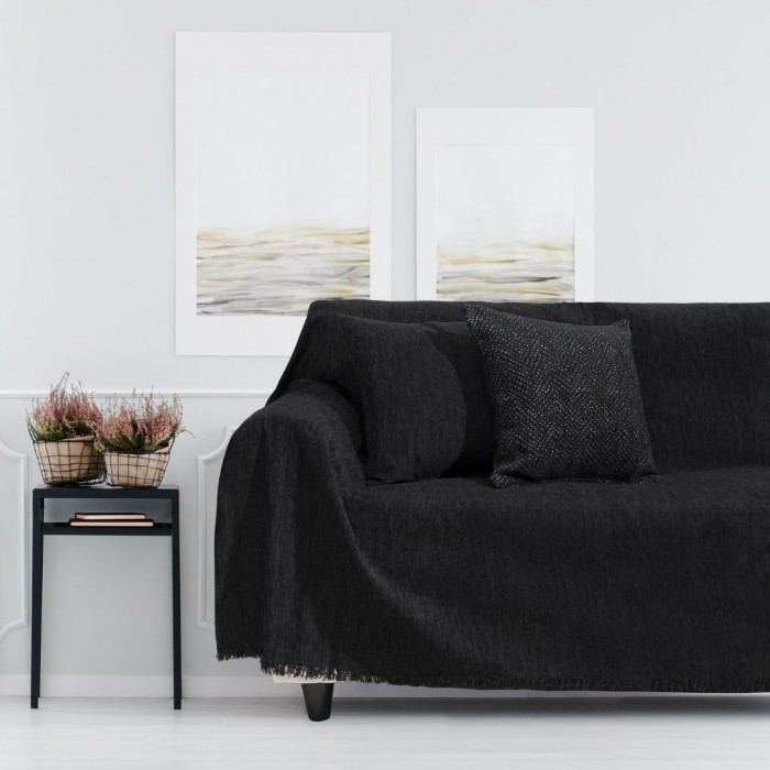 Ριχτάρι Πολυθρόνας 180x180 Total Black