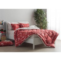 Παπλωματοθήκη Μονή  160x220 - Galaxy Red
