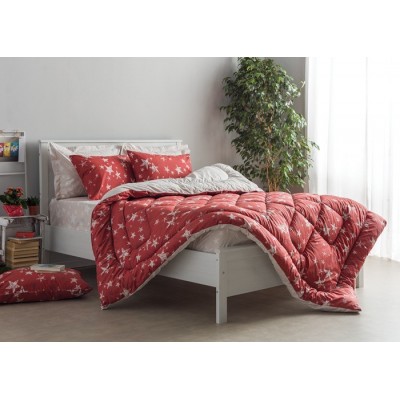Παπλωματοθήκη Μονή  160x220 - Galaxy Red